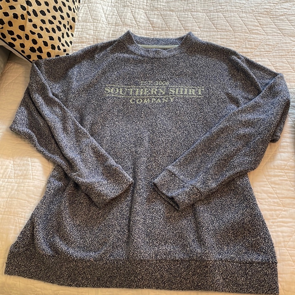 Southern Shirt Heather Blue Pullover